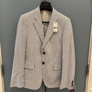 Brooks Brothers Kids Seersucker Jacket - Size 14
